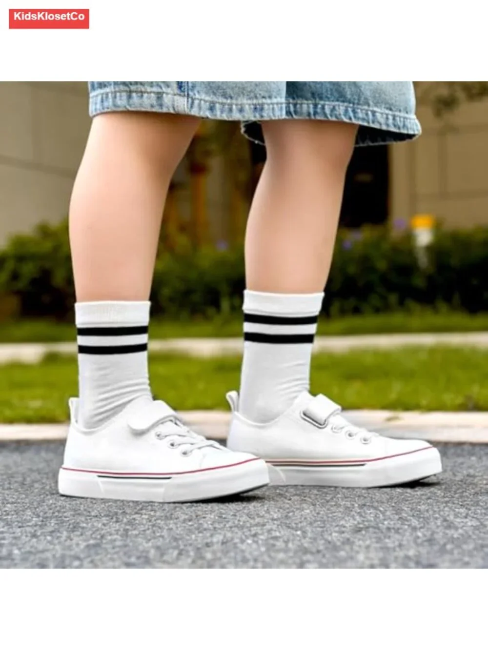 Toddler Boys Girls Canvas Sneakers Hook Loop Low Top Kids Shoes